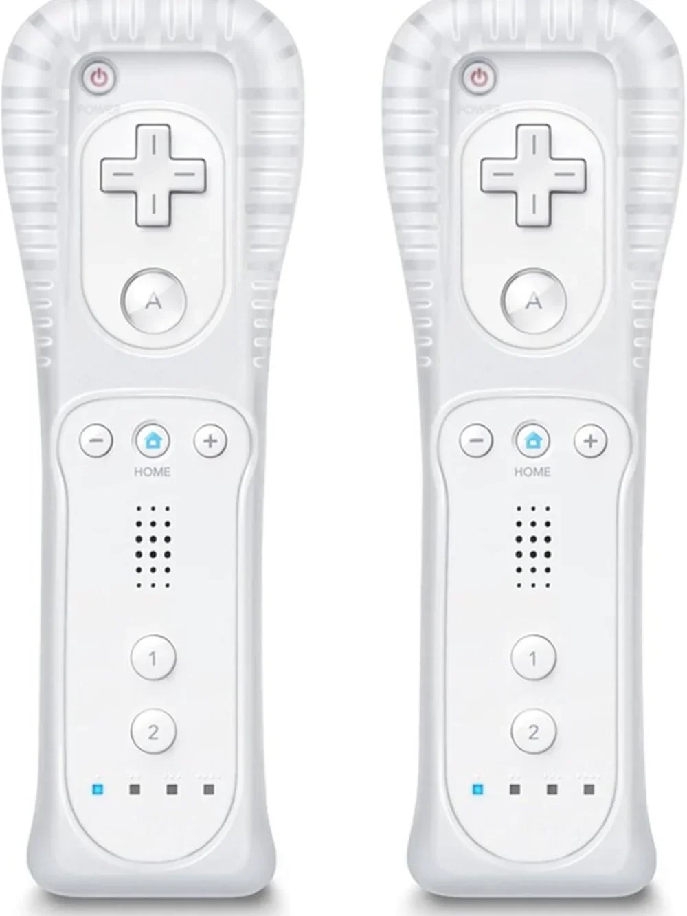 Wii Remote Controller 2 Pack | Wireless Game Controllers with Silicone Case